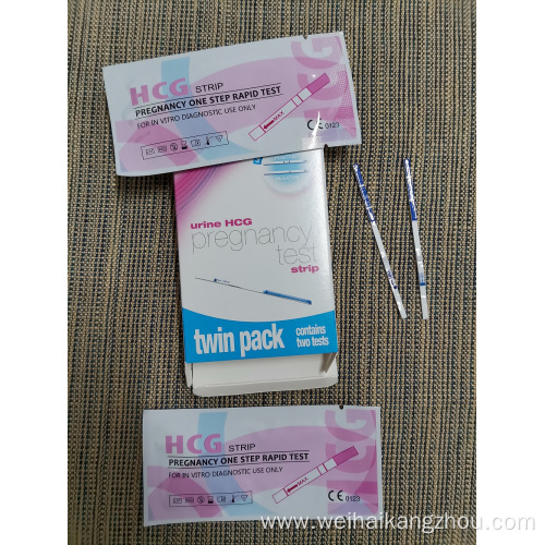 One Step HCG Pregnancy Test Self-Check Strip Kit on sale export